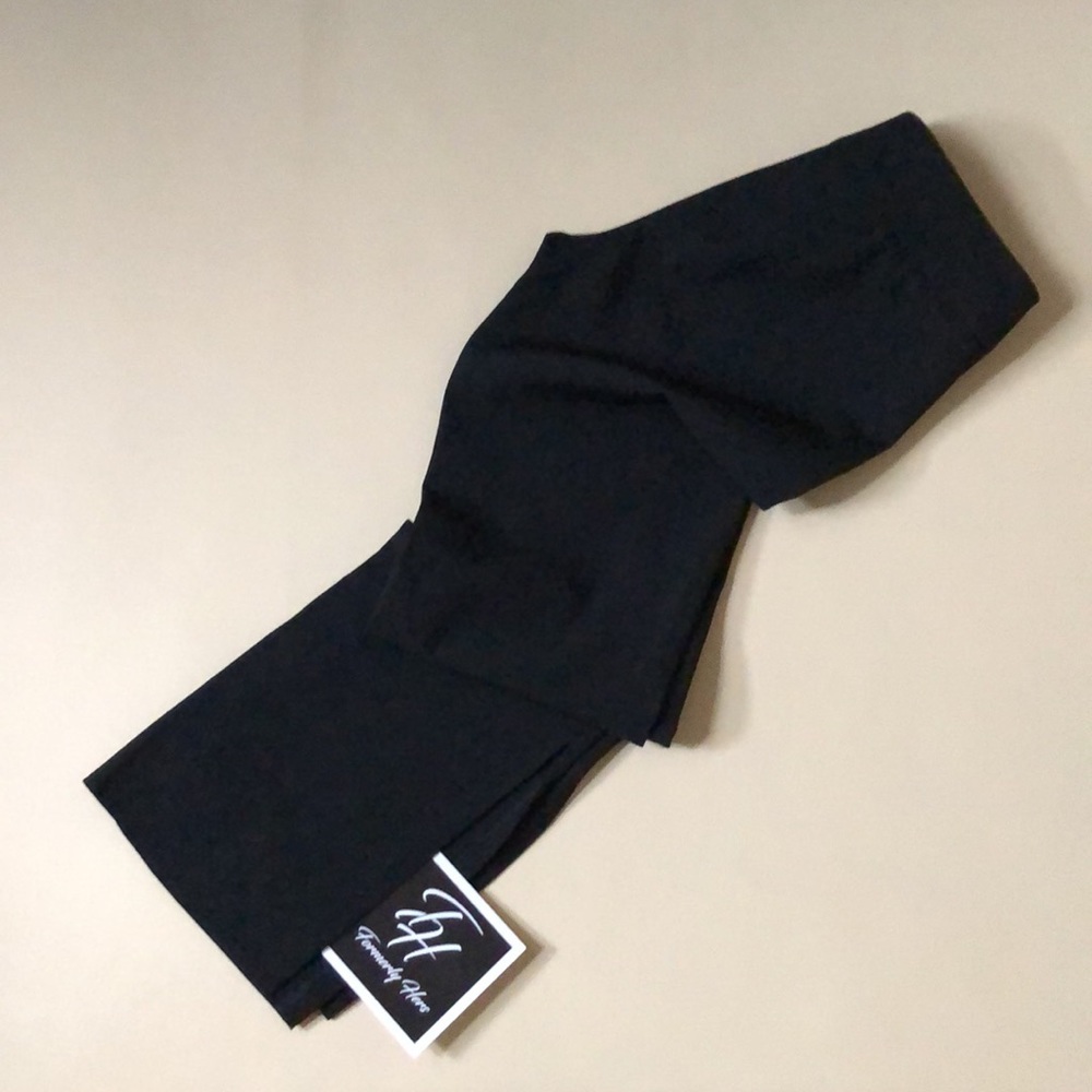 Emporium Armani Black Split Ankle Pants Sz 4
